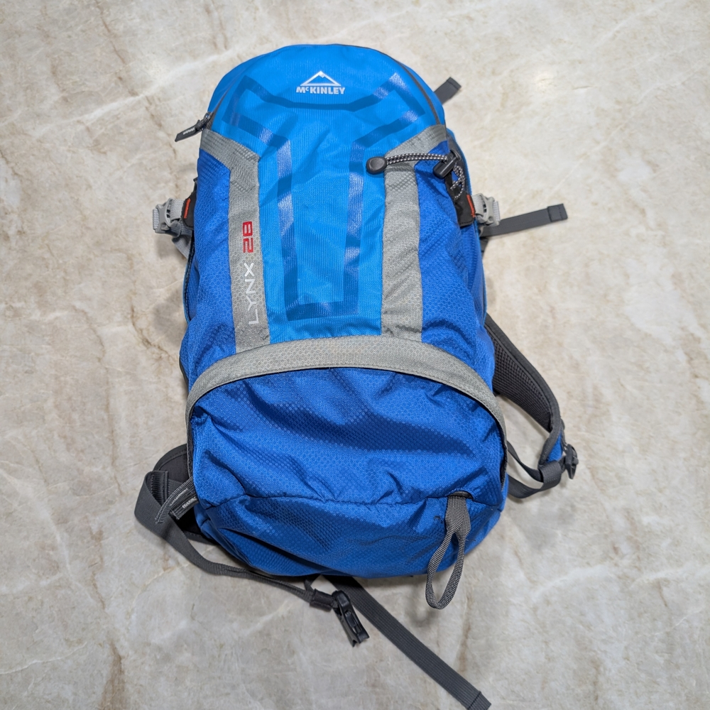 McKinley Blue and Gray Men's Backpack
